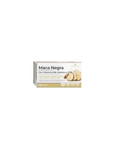 Maca negra con b6, selenio y zinc 30 cap Natysal