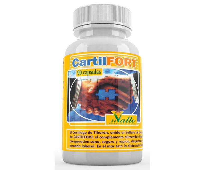 Cartilfort (cartílago tiburón+sulfato glucosamina) 90 cap El Valle