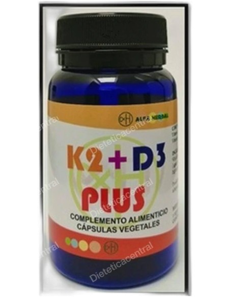 K2+d3 plus vegan 60 cap Alfa Herbal