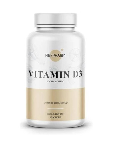 F-pharm vitamina d3 perlas 60 cap Fire