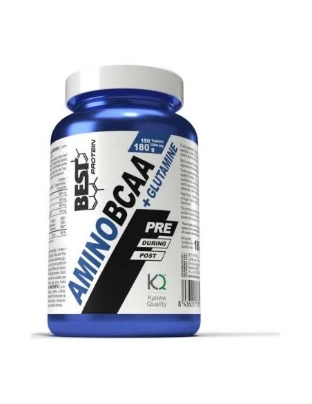 Amino Bcaa+Glutamina 150 cap Best Protein