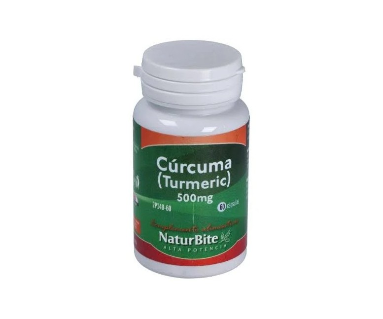 Turmeric (cúrcuma) 60 cap - 500 mg Naturbite
