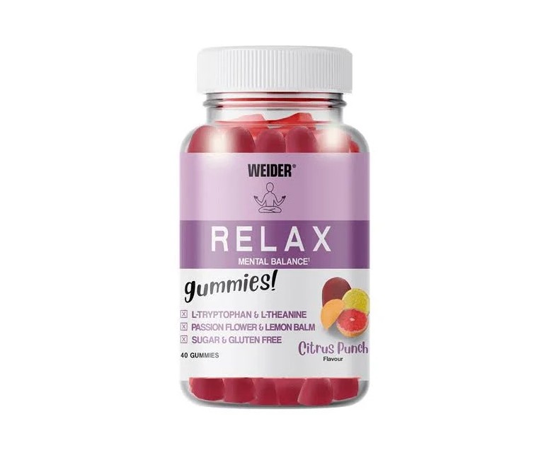 Relax mental balance gummies Citrus punch 40 cap Weider