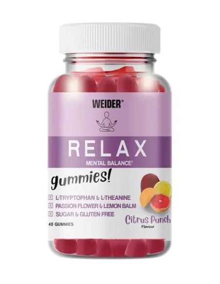 Relax mental balance gummies Citrus punch 40 cap Weider
