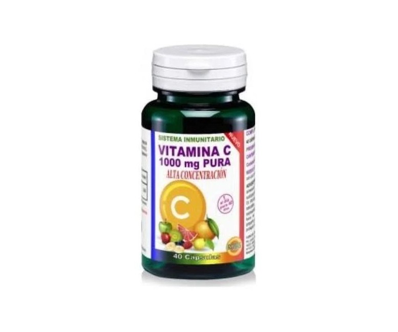 Vitamina c pura 40 cap - 1000 mg Robis
