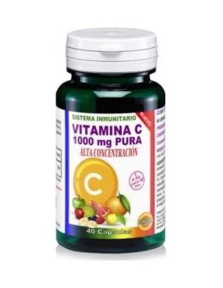 Vitamina c pura 40 cap - 1000 mg Robis