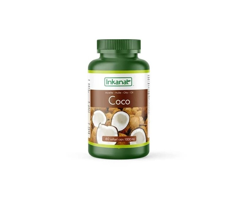 Aceite de coco 60 cap Inkanat
