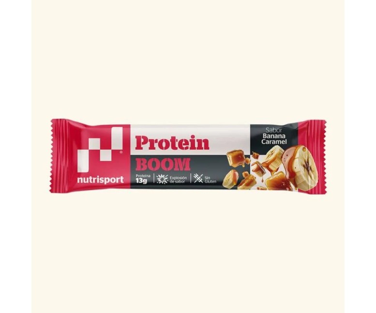 Protein boom banana caramel 24 uds Nutrisport