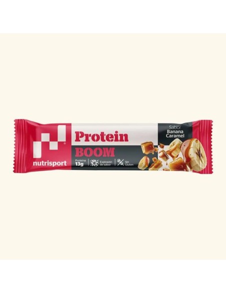 Protein boom banana caramel 24 uds Nutrisport