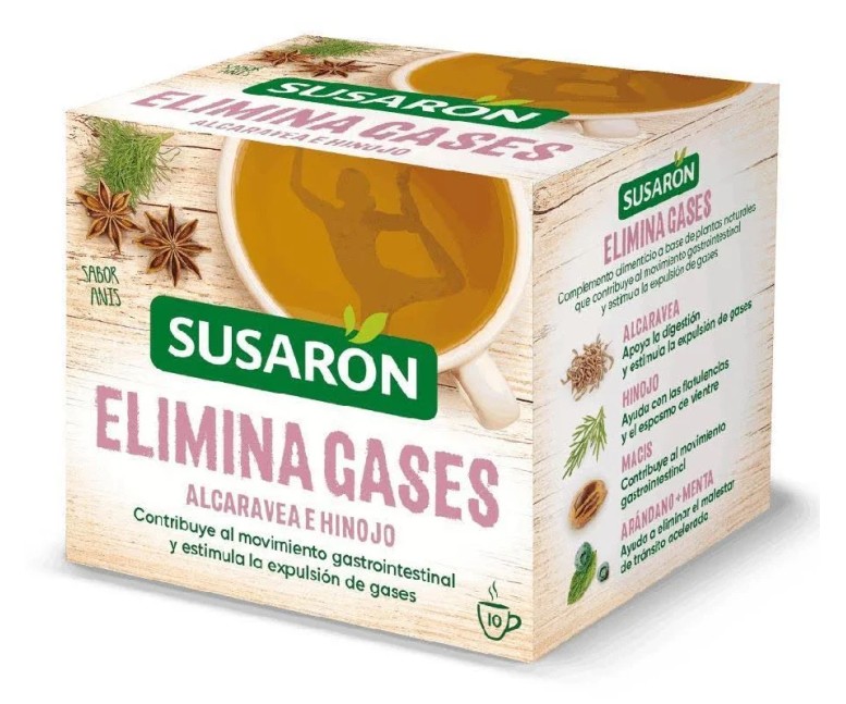 Elimina gases infusión 10 sbr Susaron