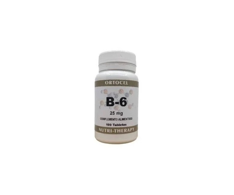 Vitamina b-6 100 cap Ortocel Nutri-Therapy