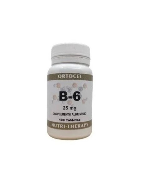 Vitamina b-6 100 cap Ortocel Nutri-Therapy