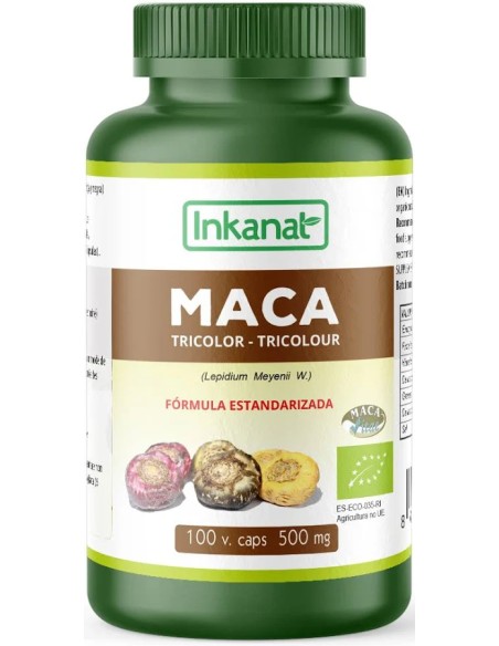 Maca tricolor bio 100 cap Inkanat