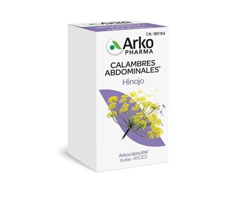 Hinojo bio 45 cap Arkopharma