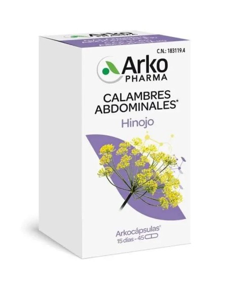 Hinojo bio 45 cap Arkopharma