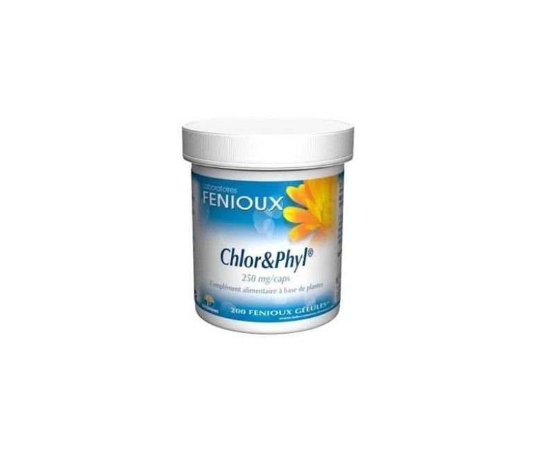 Chlorophyl 200 cap - 250 mg Fenioux
