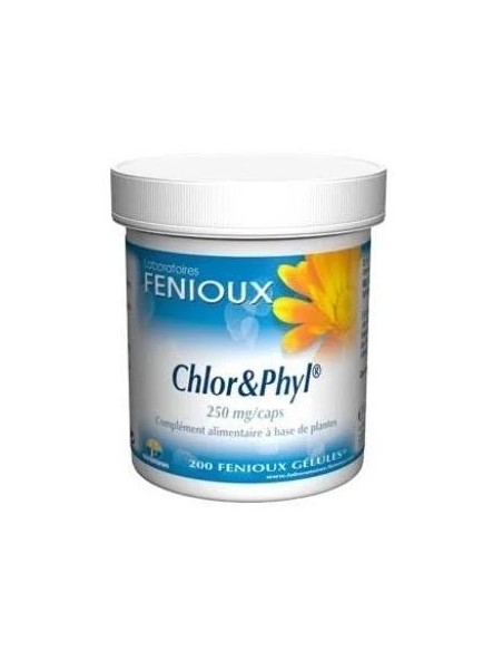 Chlorophyl 200 cap - 250 mg Fenioux