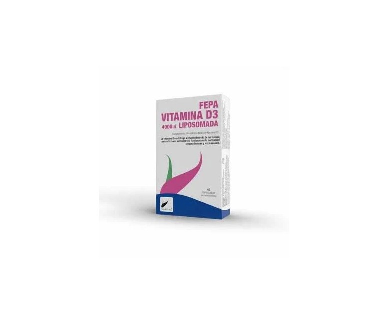 Fepa vitamina D3 liposomada 40 cap - 400 ui Fepa