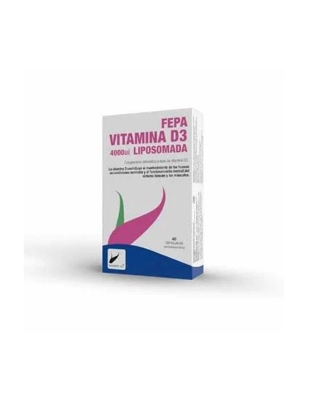 Fepa vitamina D3 liposomada 40 cap - 400 ui Fepa