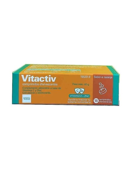 Vitactiv comp efervescentes 15 comp Teva