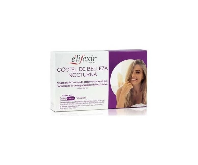 Elifexir esencial coctel belleza nocturna 30 cap Elifexir