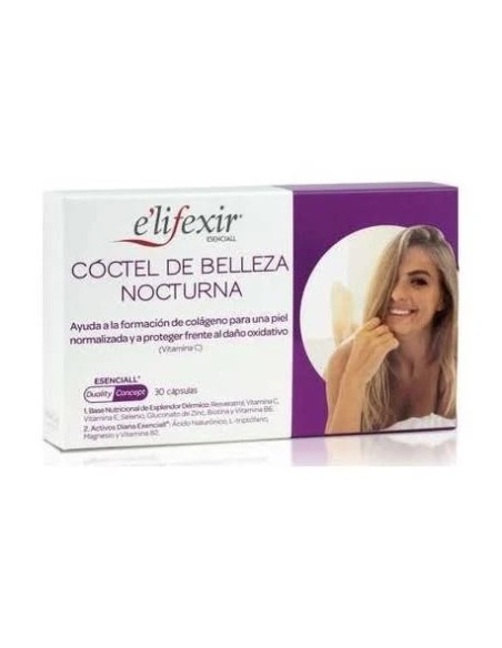 Elifexir esencial coctel belleza nocturna 30 cap Elifexir
