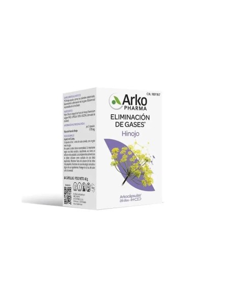 Hinojo Arkocápsulas bio 84 cap Arkopharma