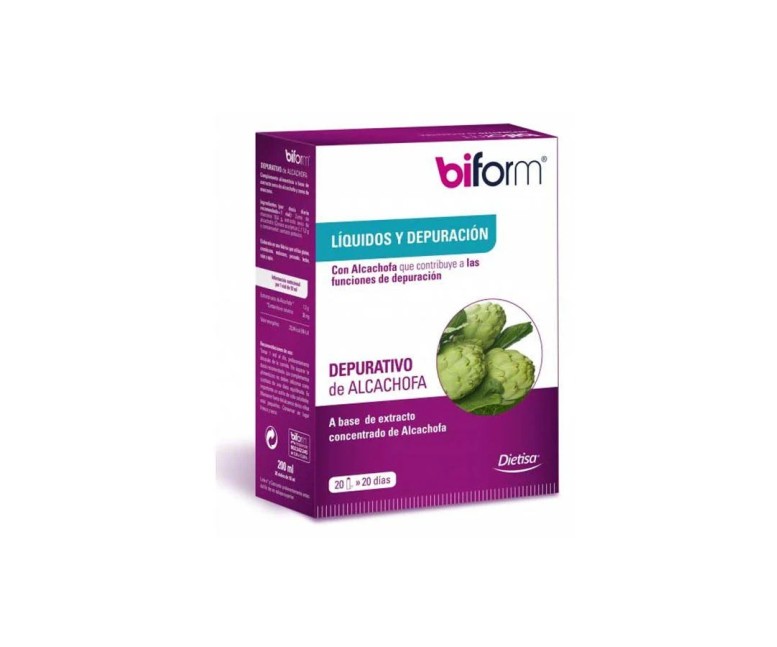 Biform depurativo de alcachofa 20 cap Dietisa