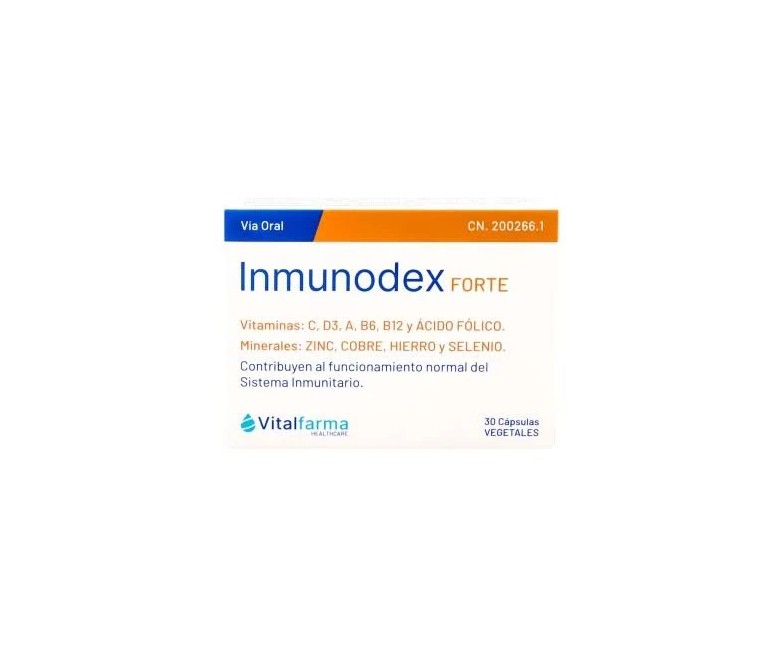 Inmunodex Forte 30 cap Vitalfarma
