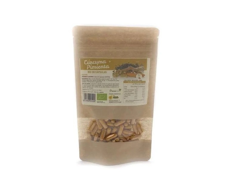 Cúrcuma+pimienta bio 90 cap DREAM FOODS
