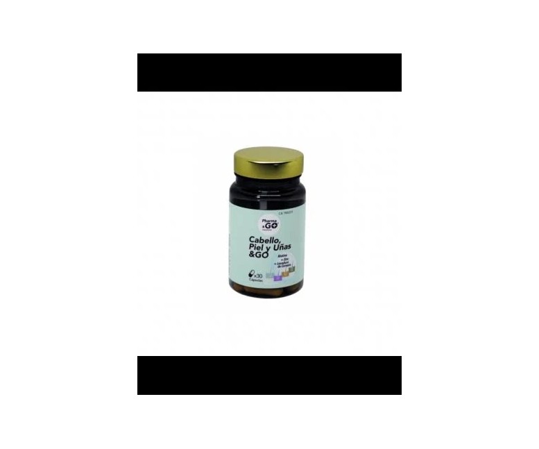 Cabello piel y uñas 30 cap Pharma & Go