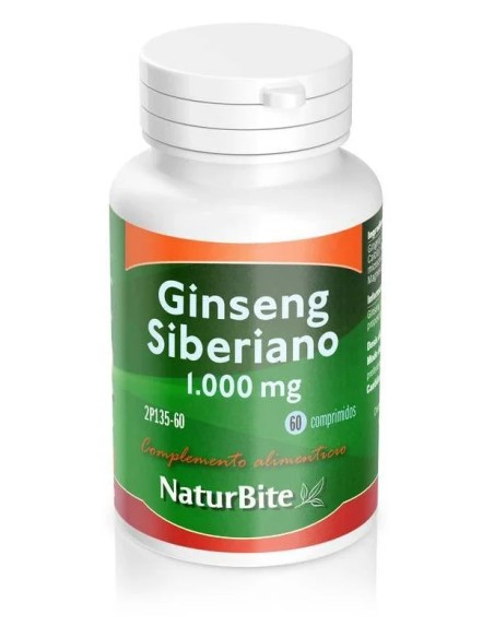 Ginseng siberiano 60 cap - 1000 mg Naturbite