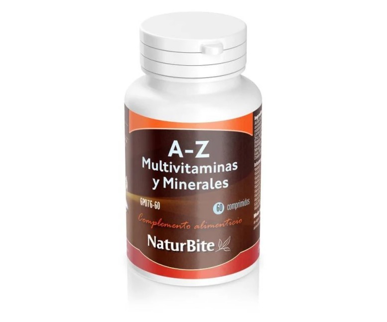 A-z multivitaminas y minerales 60 cap Naturbite