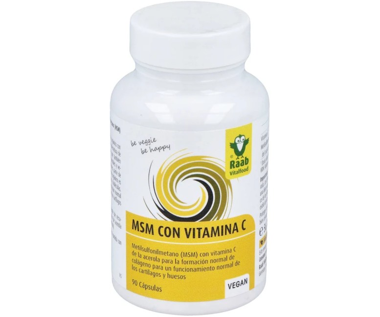 Msm con vitamina c sg vegan 90 cap Raab