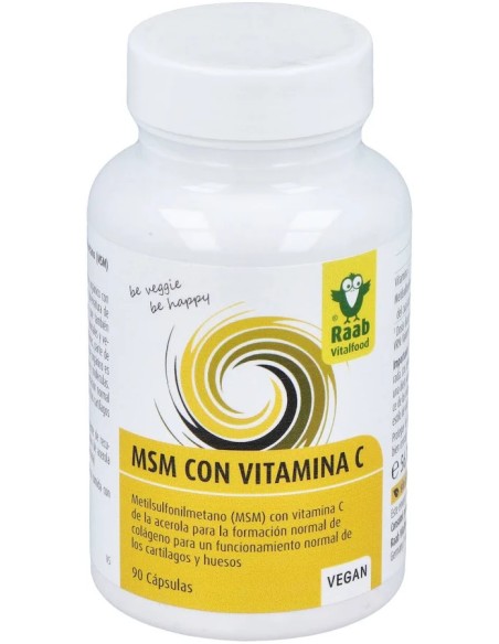 Msm con vitamina c sg vegan 90 cap Raab