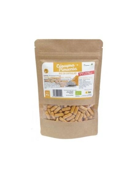 Cúrcuma+pimienta bio 150 cap DREAM FOODS