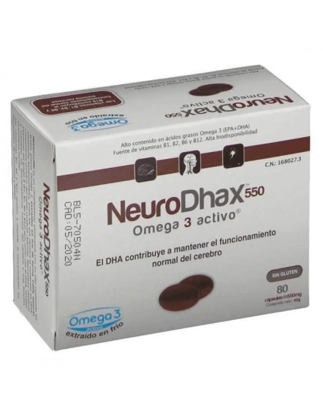 Neurodhax 80 cap - 550 mg EpadHax