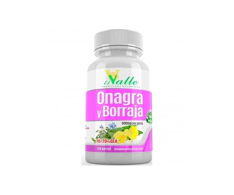 Aceite de onagra-borraja-vit.e 120 cap El Valle