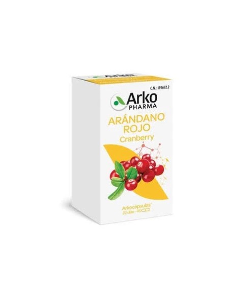 Arándano rojo bio 45 cap Arkopharma