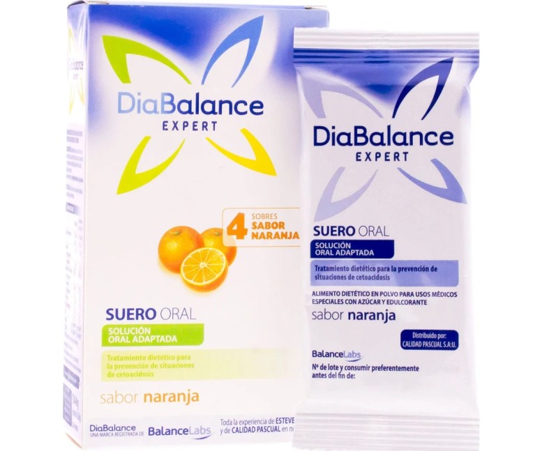 Diabalance suero oral naranja 4 sbrs Diabalance