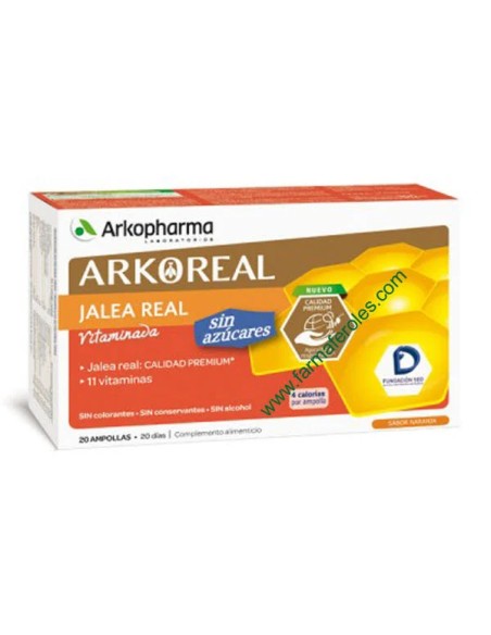 Arkoreal jalea real light 20 amp - 100 mg Arkopharma