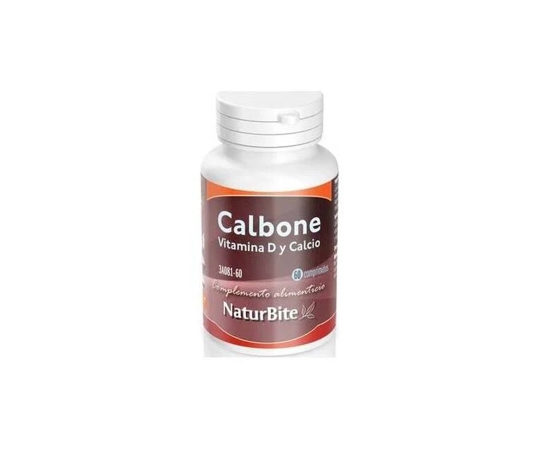 Calbone (vit.d y calcio) 60 cap Naturbite