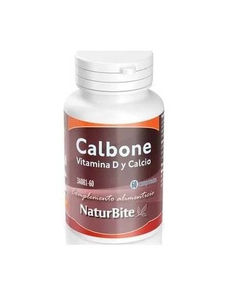 Calbone (vit.d y calcio) 60 cap Naturbite