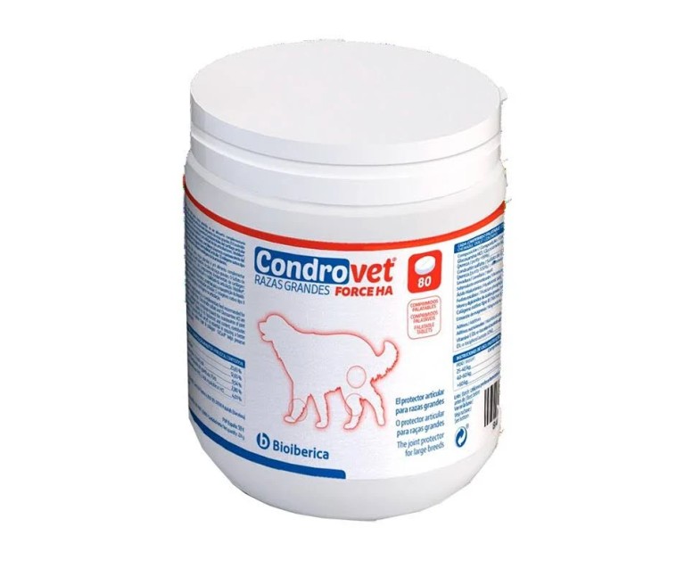 Condrovet Force Ha perros grandes vet 80 cap Bioiberica Veterinaria