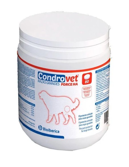 Condrovet Force Ha perros grandes vet 80 cap Bioiberica Veterinaria