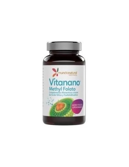 Vitanano Methy folato liposomado 30 cap Mundonatural