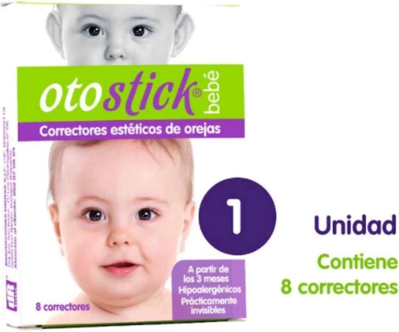 Otostick bebe corrector de orejas 8 unid Reva Health