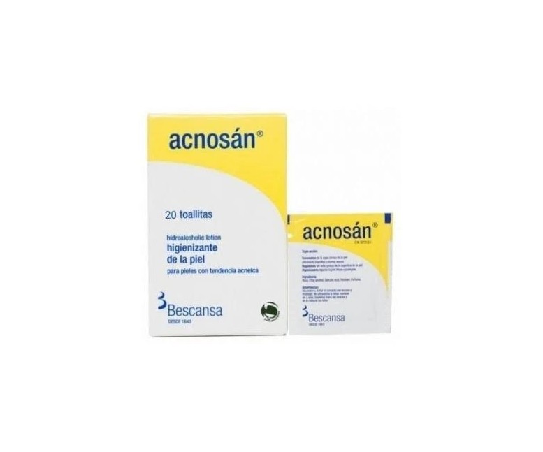 Acnosan toallitas 20 ud NS