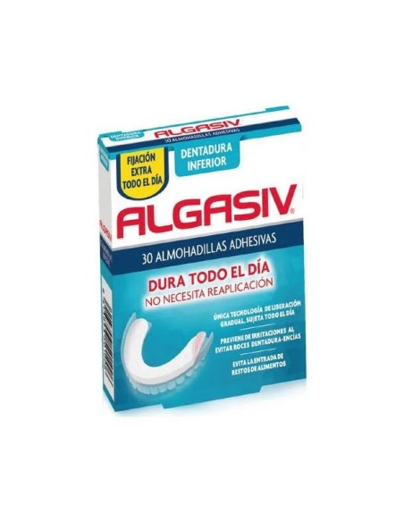 Algasiv almohadilla dental inferior adhesiva 30 ud Algasiv