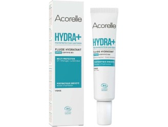 Fluido facial hidratante spf20 hydra+